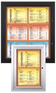 Weather Proof Menu Displays | Weather Resistant Menu Cases