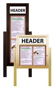 Weather Proof Menu Displays | Weather Resistant Menu Cases