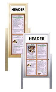 Weather Proof Menu Displays | Weather Resistant Menu Cases