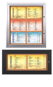 Indoor Menu Displays | Indoor MenuCases