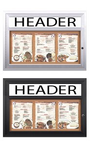 Indoor Menu Displays | Indoor Menu Cases