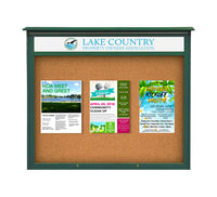 Top Hinged for Landscape Orientation Message Centers