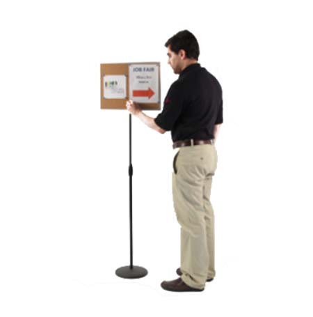 Telescoping Bulletin Board 20 x 15 Sign Stand