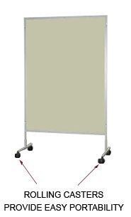 Portable Vinyl Floor Display Panels