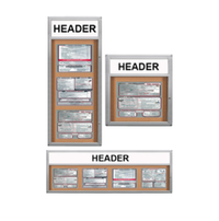 Indoor Menu Cases with Header (11 x 17 Landscape Menus) (Rounded Corners)