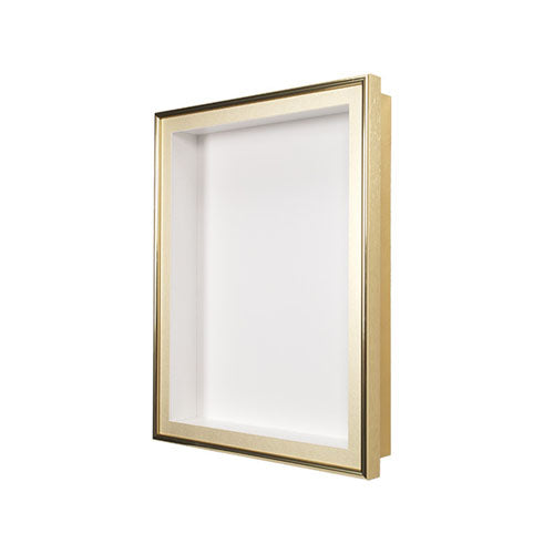 SwingFrame Designer Metal Framed Wall Mounted Large Display Cases with 8" Deep Interior in 25+ Sizes