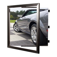 SWING-OPEN & SWING CLOSE FOR EASY CHANGE STEEL PICTURE FRAMES 16x24