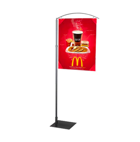 Swinging Banner Sign Floorstand - Single-Sided-Display