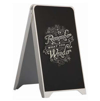 Plastic Black Chalk (Marker) A-Board Pavement Sign Holder