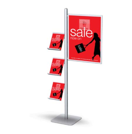 POSTO-STAND™ Quick Change Slide-in Sign Holder 22x28 (SINGLE FRAME OFFSET)