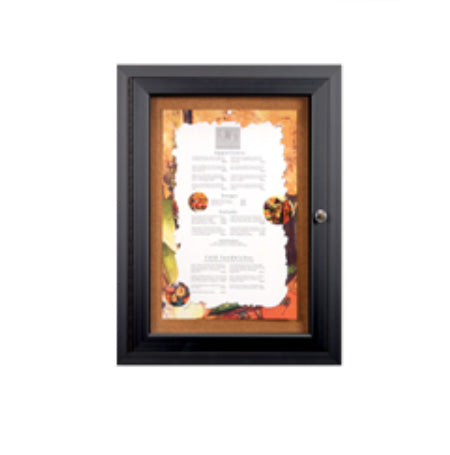 Indoor Enclosed Menu Cases (Single Door) - Restaurant Menu Display