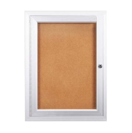 Outdoor Enclosed Bulletin Boards 19 x 31 with Single Hinged Door