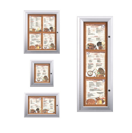 Indoor Menu Cases Radius Edge for 8 1/2 x 11 Portrait Size Menus