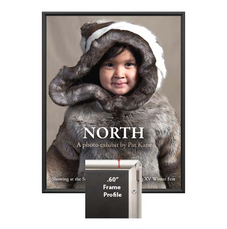 MINI 8x10 Poster Snap Frames (.060" Wide Frame Profile)