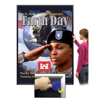 EXTRA-LARGE Poster Snap Frames 40 x 50 (1 3/4" Security Profile MOUNTED GRAPHICS)