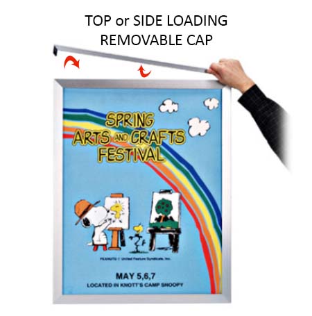 10x12 Frame Euro-Style Top Load Poster Frame Sign Holder